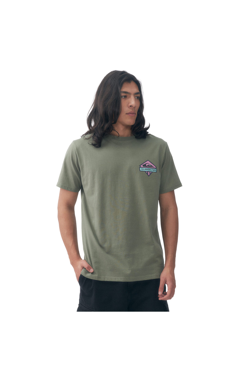 Quiksilver Remera CRYSTAL JET Hombre - Verde Verde