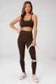 Leggings Oasis PureLuxe High-Waisted Mujer Cacao