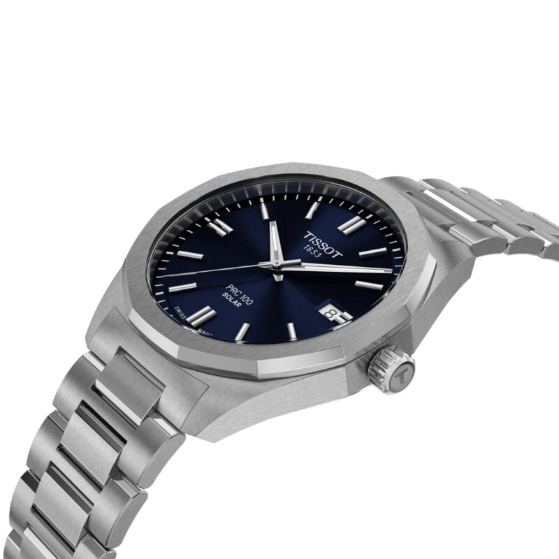 Reloj Tissot TT1514221104100 PRC 100 Solar 39mm para hombre Reloj Tissot Tt1514221104100 Prc 100 Solar 39mm Para Hombre