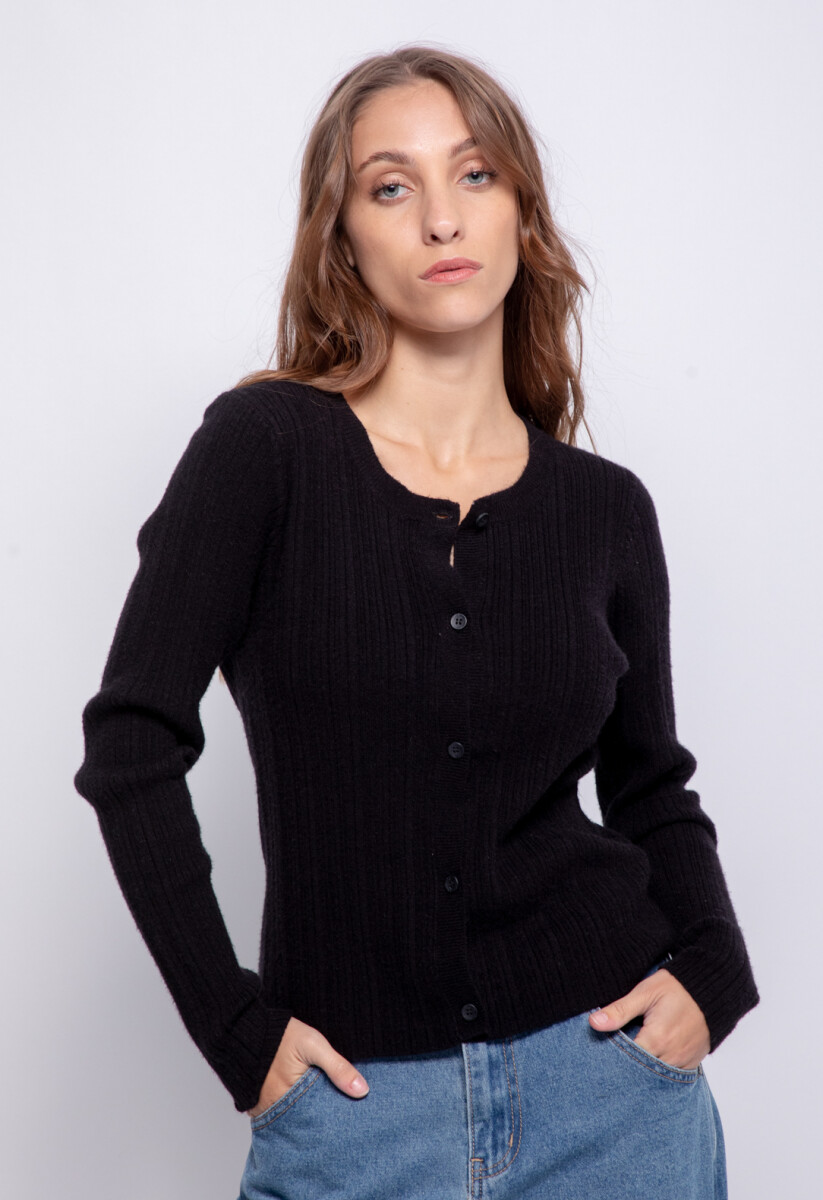 CARDIGAN MARTINA - Negro 