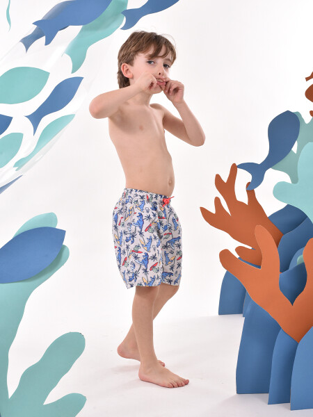 SHORT DE BAÑO PIERO ESTAMPADO 3