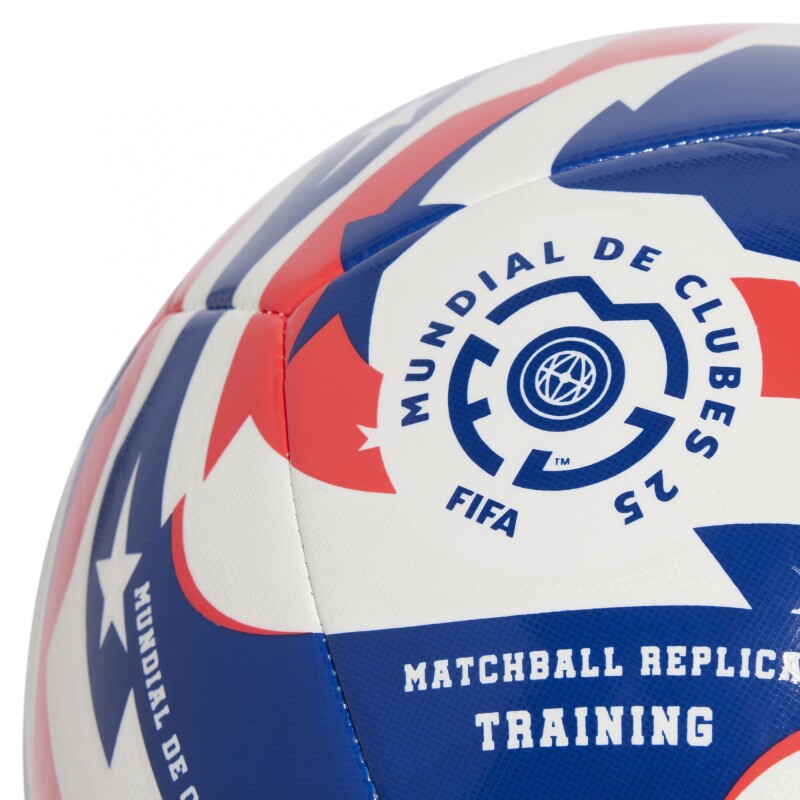 adidas PELOTA DE ENTRENAMIENTO MUNDIAL DE CLUBES FIFA 25 White/Scarlet/Blue