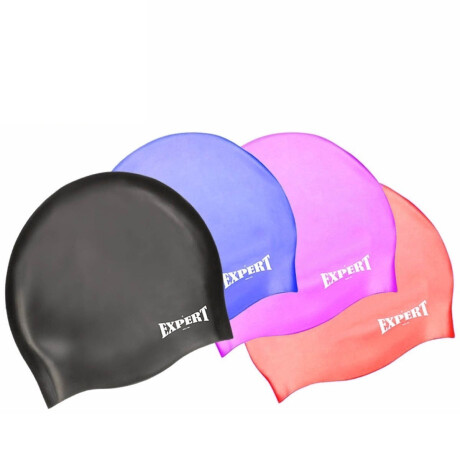 Gorra 100% Silicona Natación Piscina Niños Y Adultos Rojo
