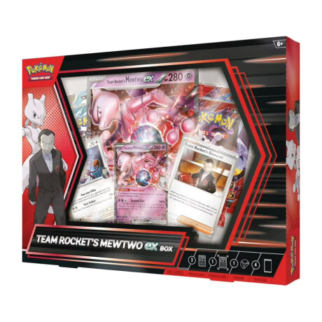 Pokémon TCG: Team Rocket's Mewtwo ex Box [Inglés] Pokémon TCG: Team Rocket's Mewtwo ex Box [Inglés]