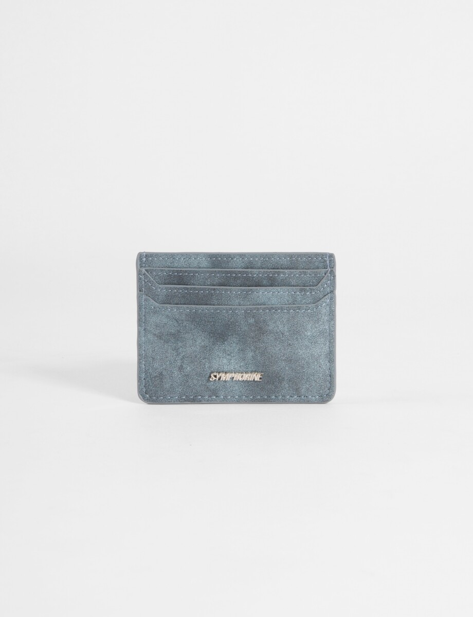 Tarjetero basic - azul 