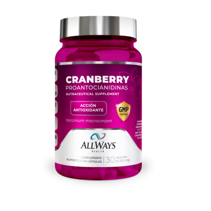 ALLWAYS CRANBERRY 30CAPx500MG única