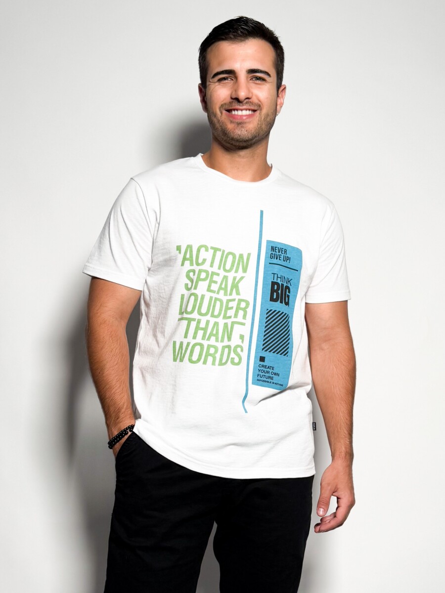 Remera estampada Ilian - Blanco 