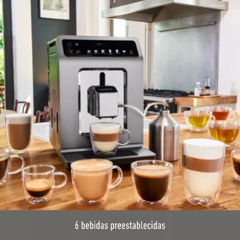 Cafetera Espresso super automatica Krups Evidence + lechero Cafetera Espresso super automatica Krups Evidence + lechero