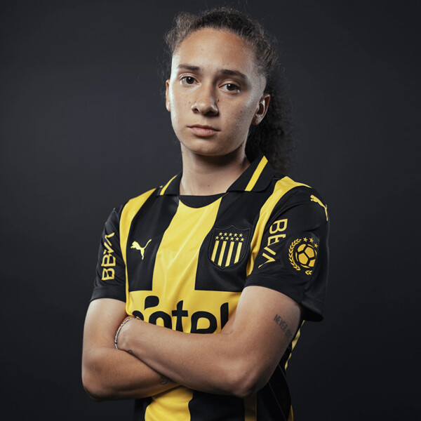 HOME JERSEY WOMAN 25 - PUMA AMARILLO/NEGRO