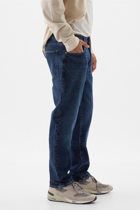 Jean Straight Hombre Dark Wash