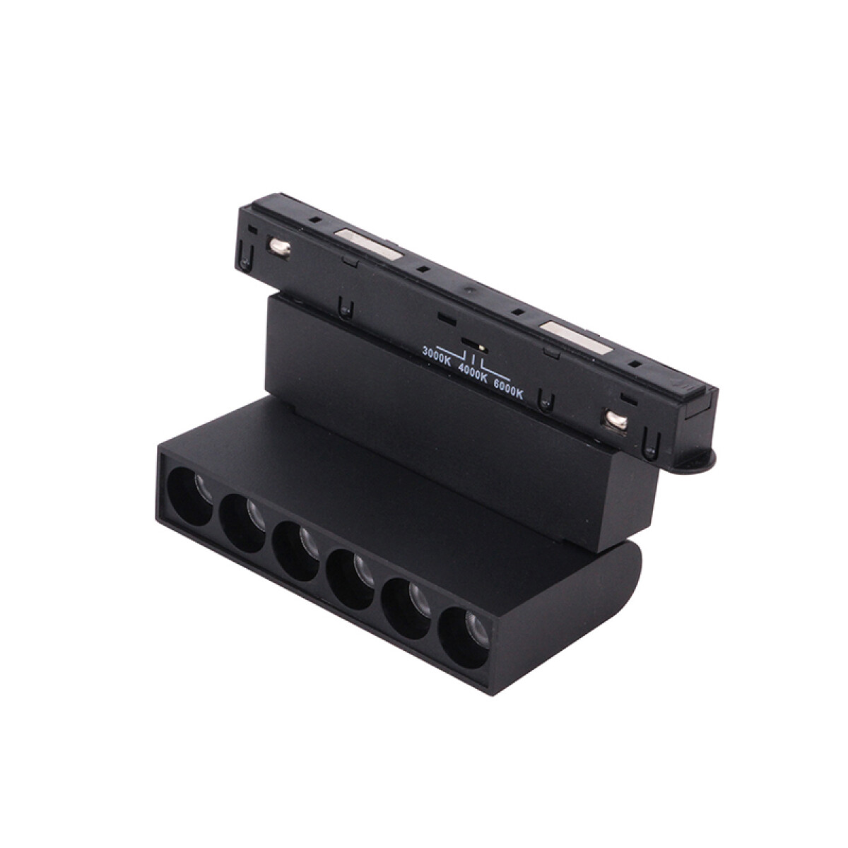 Spot Led rect p/riel magnet. 6W 420lm 3tonos 24° - ZU0550 