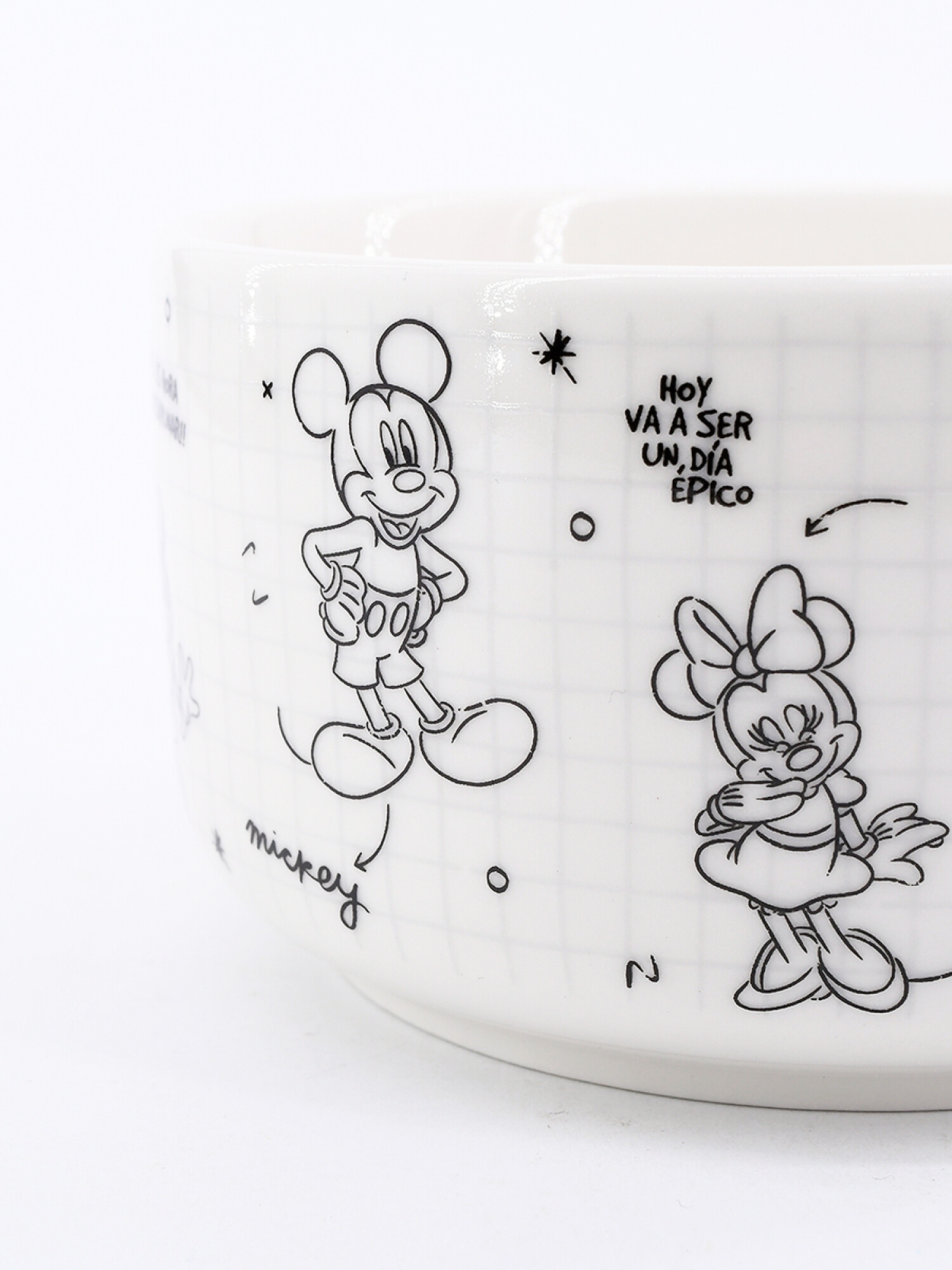H&h Bowl - Tazón Mickey The Blogger CC 490 - Diseño Moderno - Aptuso Microondas Y Lavavajillas