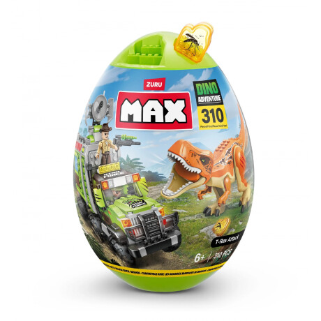 ZURU - MAX - Dino Adventure T-Rex Attack (310 piezas) ZURU - MAX - Dino Adventure T-Rex Attack (310 piezas)