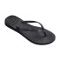 Sandalias Havaianas Slim Gloss Mujer Negro/plata/negro