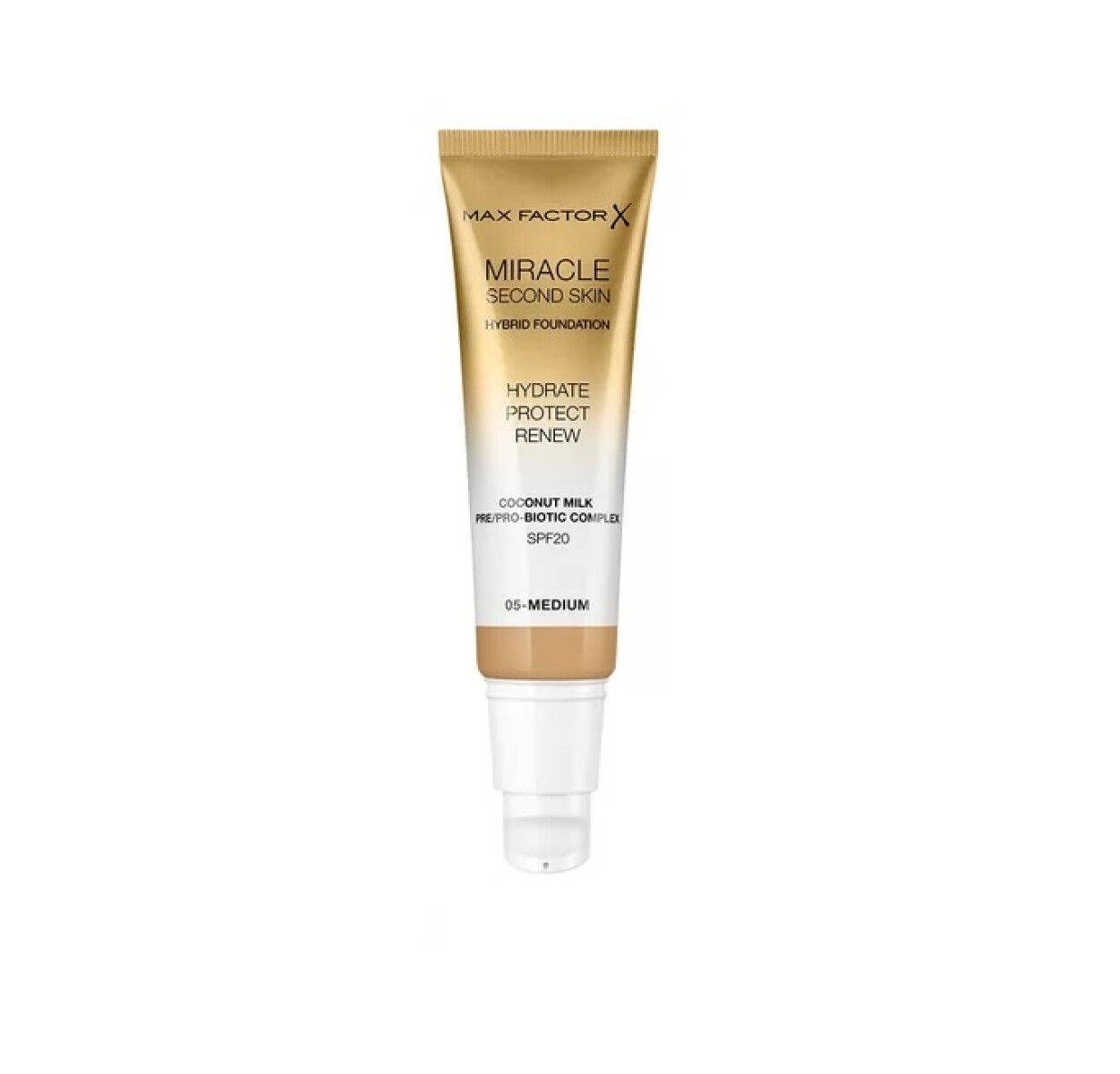 Base de maquillaje en cremoso Max Factor Miracle tono Nº05 Medium - Beige 