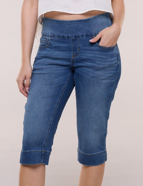 Capri Con Cintura Faja JEAN