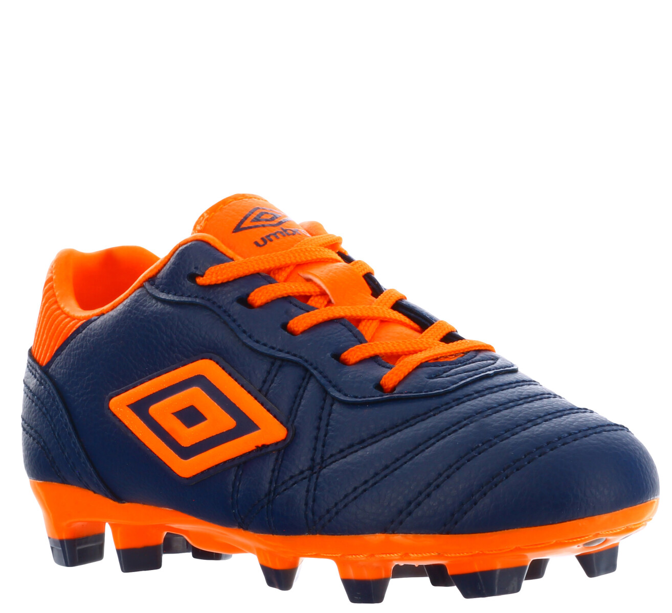 Championes de Fútbol 11 Infantiles Umbro Touch HG - Azul Marino - Anaranjado 