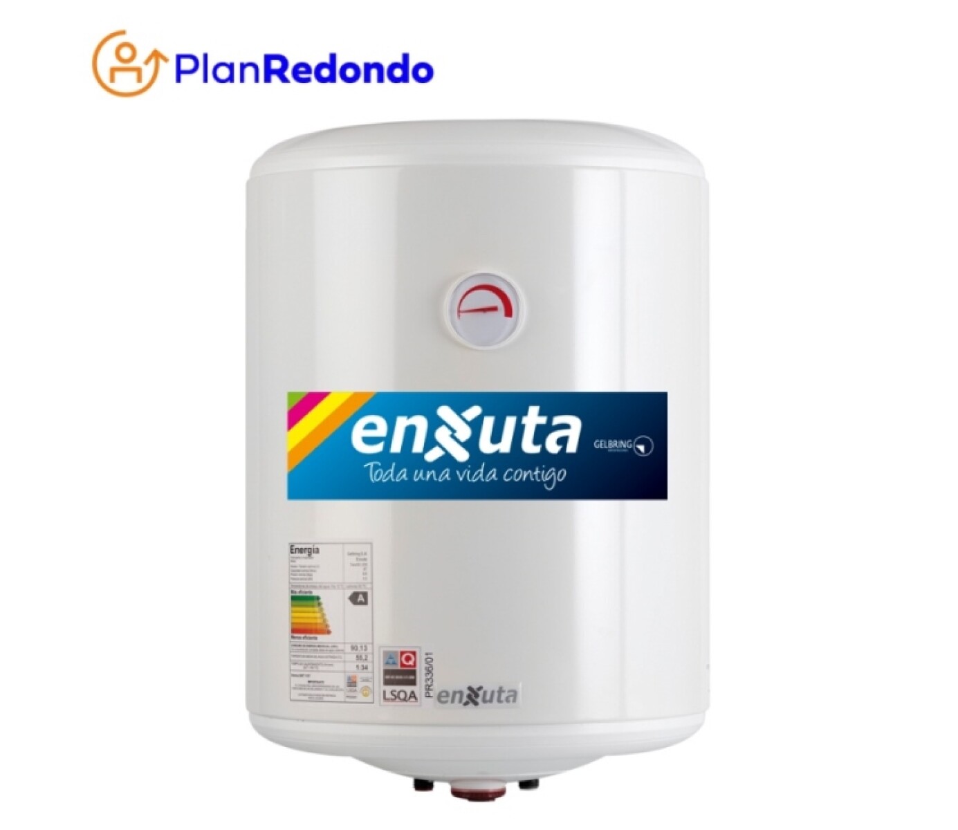 Termotanque Calefon De Acero Enxuta 50 Lts 