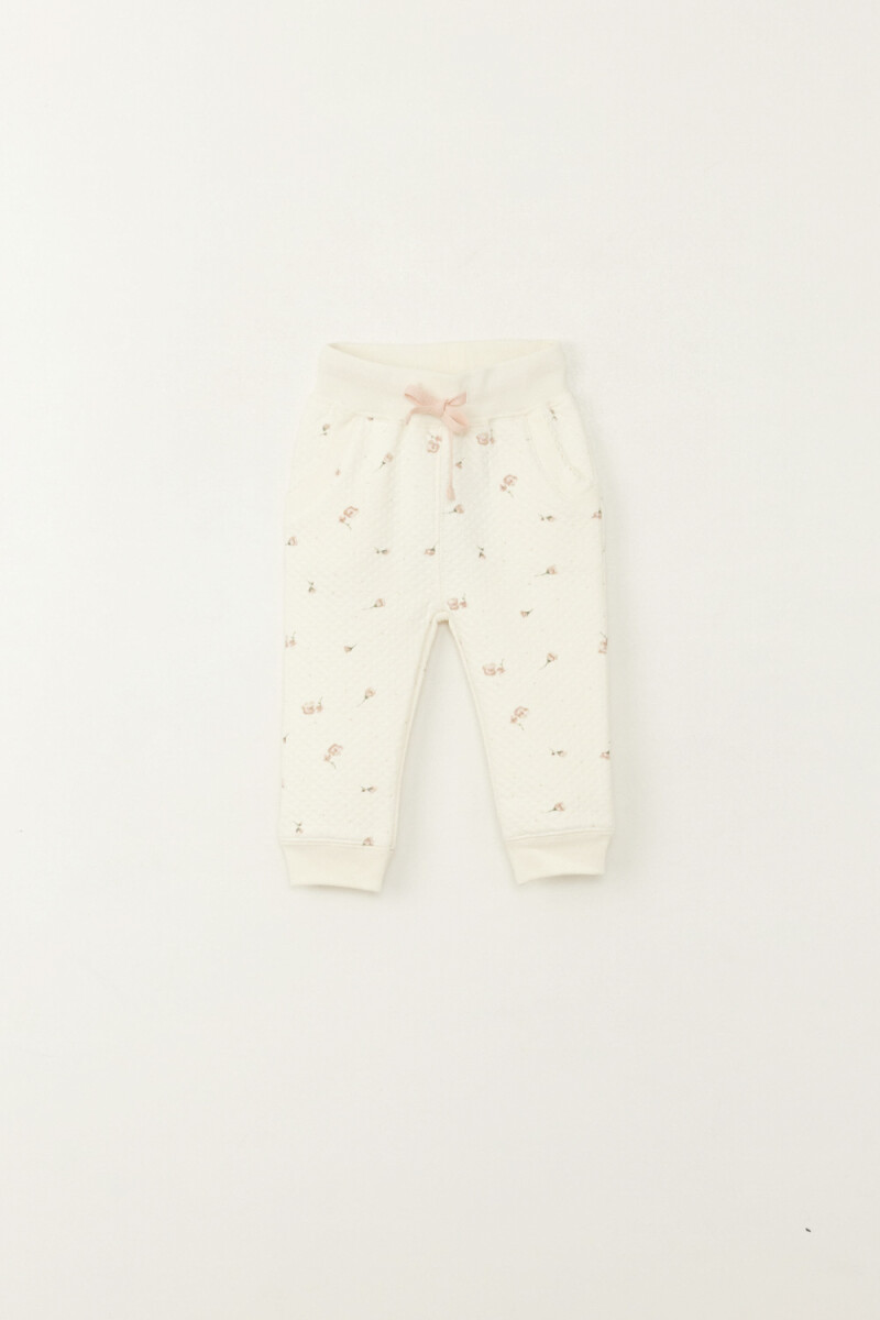 Pantalón deportivo Crudo
