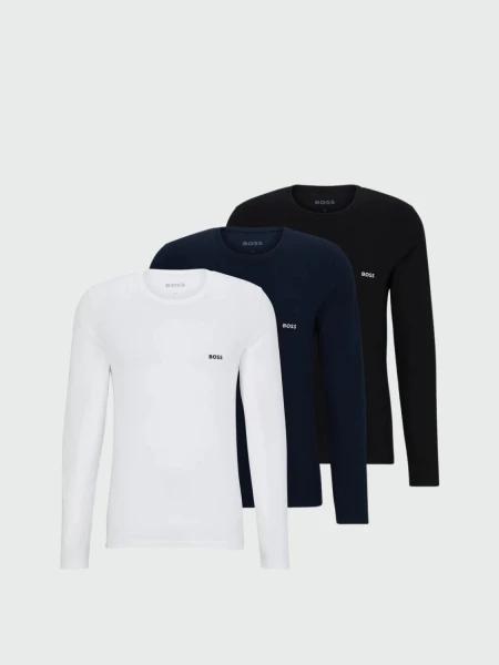 BOSS Pack de 3 Camisetas de Manga Larga RN 3P Classic Surtido