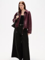 Campera Cardia Cereza Oscuro