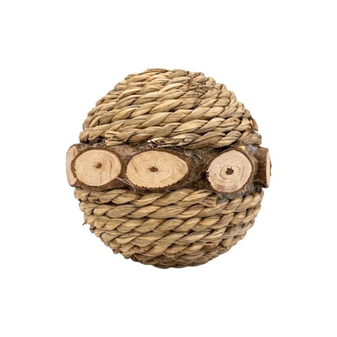 ESFERA RATAN BEIGE DET TRONCO 10CM Unica