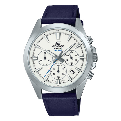 Reloj Edifice Casio en Cuero Azul 0