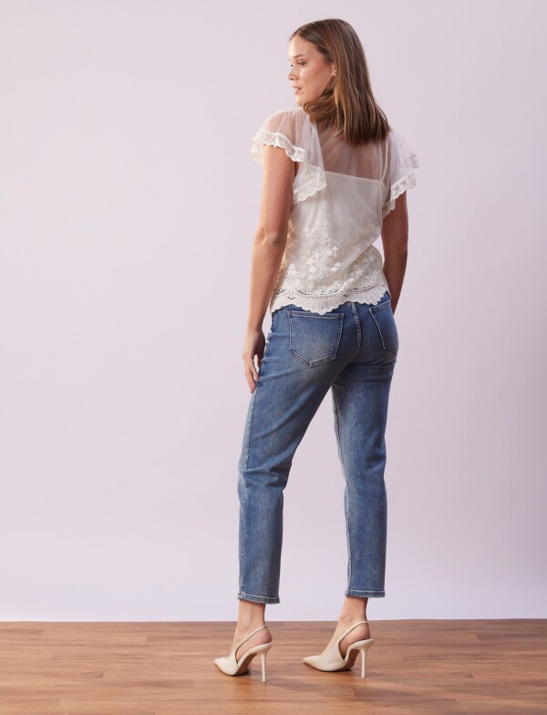 Blusa Puntilla CRUDO