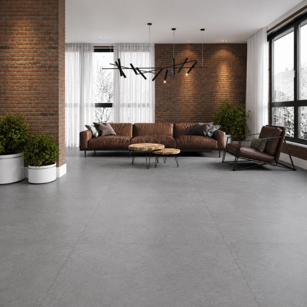 Porcelanato Broadway Dark Grey 120x120cm Satinado y Rectificado Porcelanato Broadway Dark Grey 120x120cm Satinado Y Rectificado