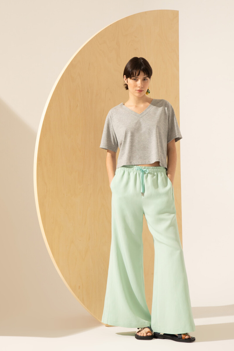 REMERA VIOLETA Gris