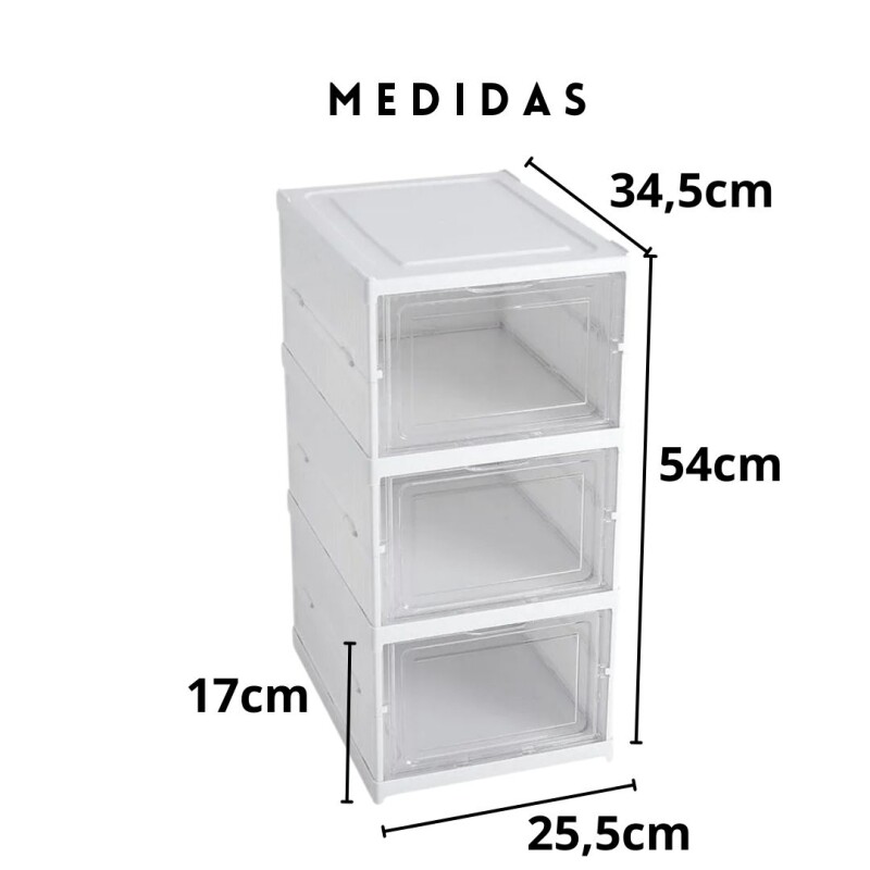 Estantería Organizador Zapatos Zapatera Apilable X3 Boxes Estantería Organizador Zapatos Zapatera Apilable X3 Boxes