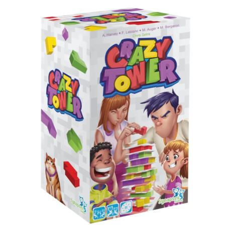 Asmodee Juego de Mesa Crazy Tower Base +8 001