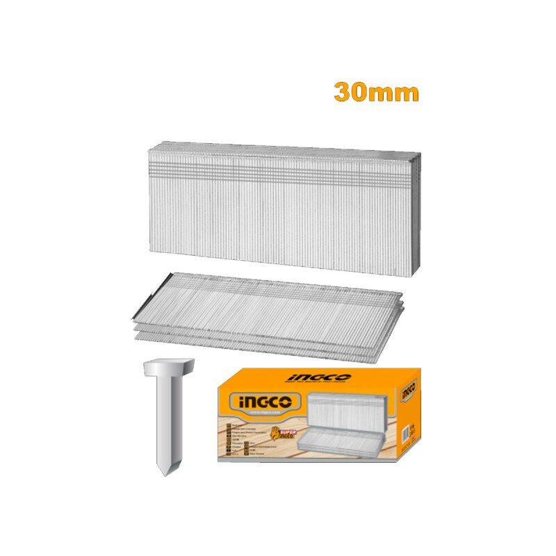 CLAVOS CAJA X 5000 UNIDADES 8GA 30MM INGCO ANA18301 CLAVOS CAJA X 5000 UNIDADES 8GA 30MM INGCO ANA18301