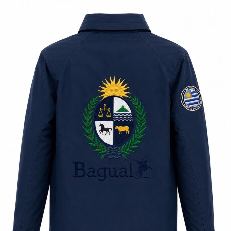Campera Taslon Escudo Nacional Azul