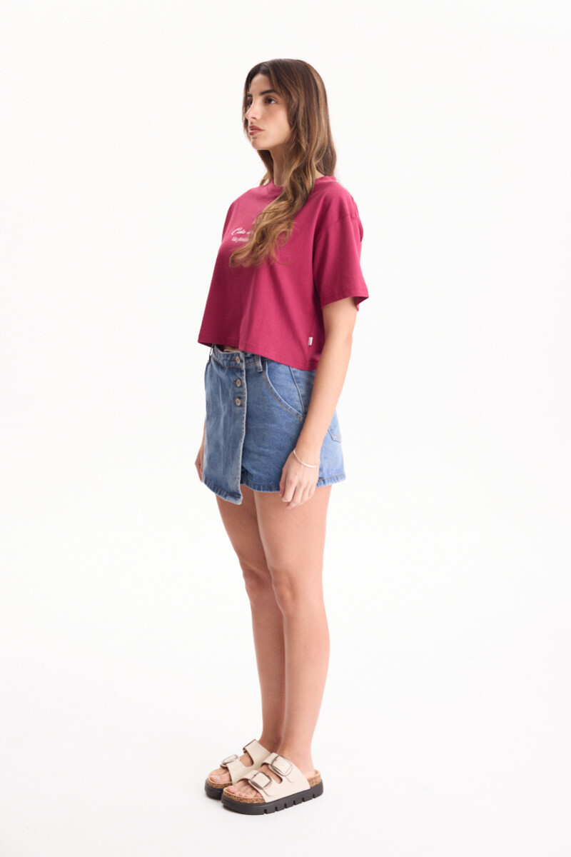 Remera Roma Bordeaux