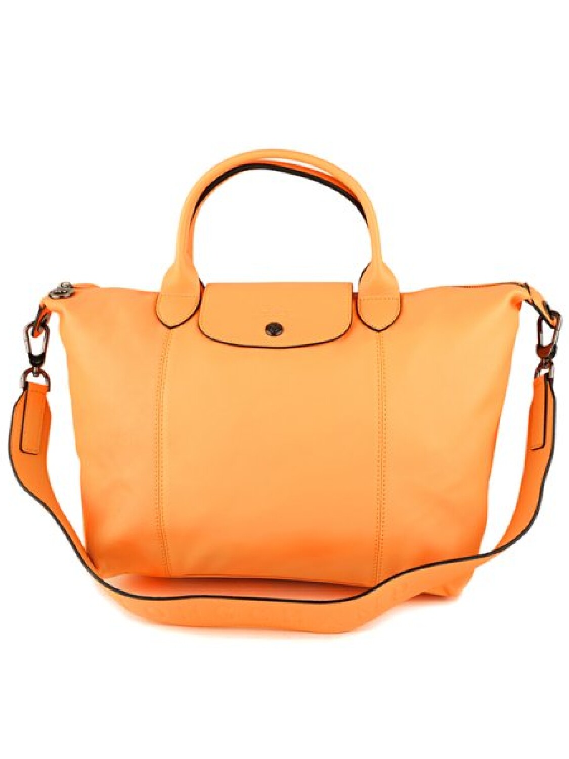 Longchamp -Cartera de cuero plegable, Le pliage cuir Mostaza