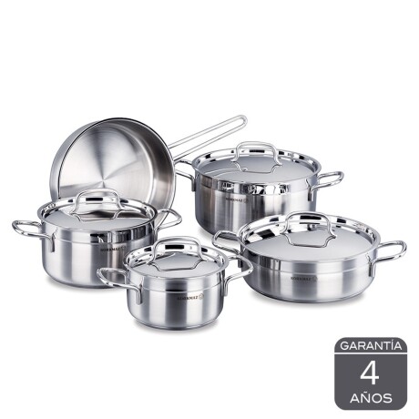 Bateria de Cocina 9 Piezas Korkmaz Alfa Profesional Bateria de Cocina 9 Piezas Korkmaz Alfa Profesional