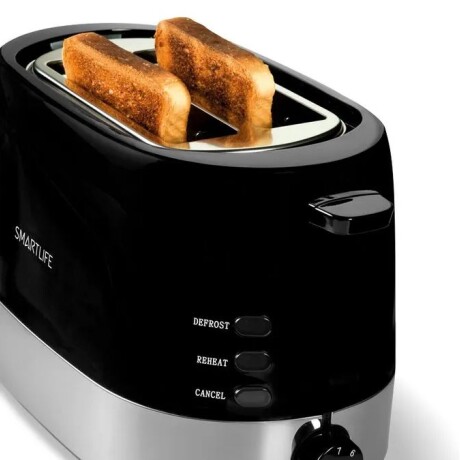 TOSTADORA SMARTLIFE NEGRA C/INOX TOSTADORA SMARTLIFE NEGRA C/INOX