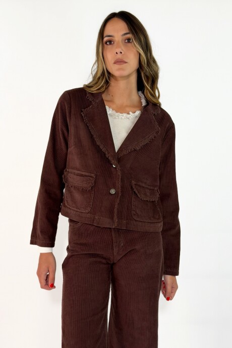 CHAQUETA PANA LENNON Marron