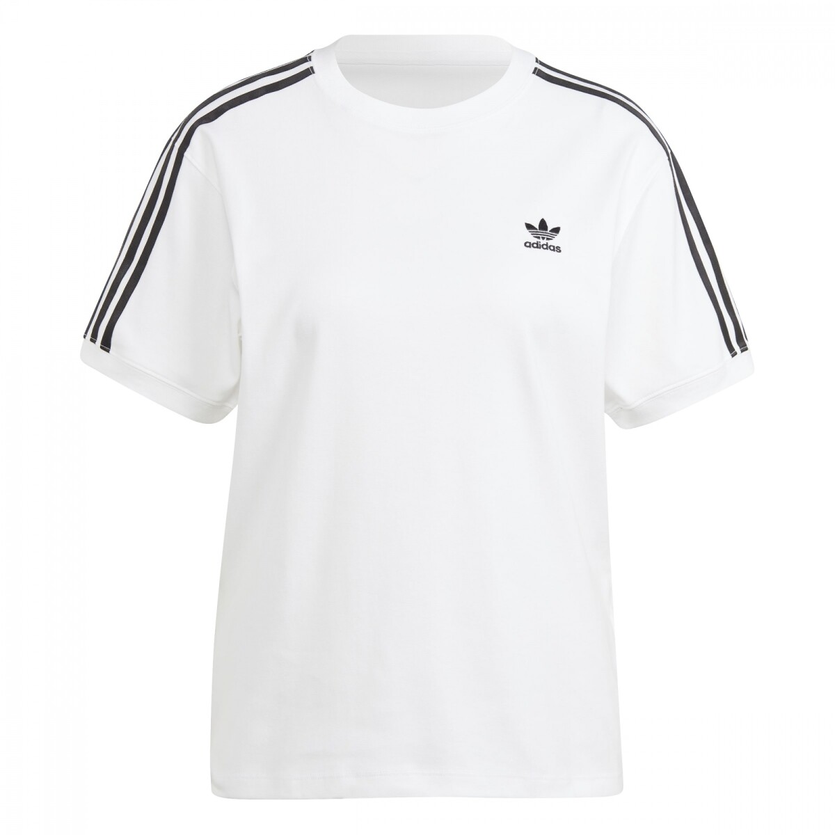 Championes Originals ADIDAS BUZO 3 STRIPE TEE de Mujer - IR8051 - Blanco 
