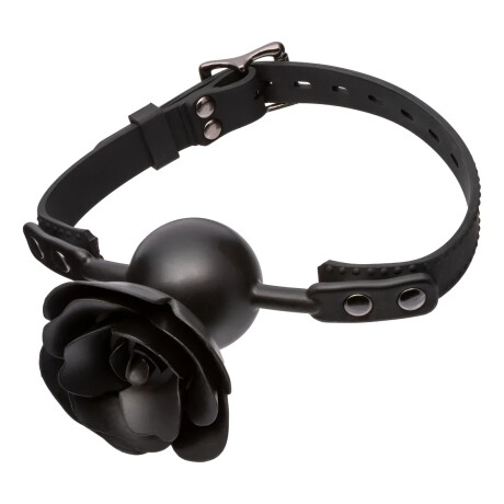 Mordaza de Rosa Negra Extraíble Forbidden Mordaza de Rosa Negra Extraíble Forbidden