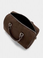 Bolso Tote Con Efecto Piel M marron