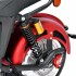 Moto Electrica Gogreen Bobber 2000W 20Ah Aluminio 55 Km/h Color Rojo