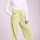 Pantalon Dama Alg.C/Felpa Ancho Canva XS-XL Verde