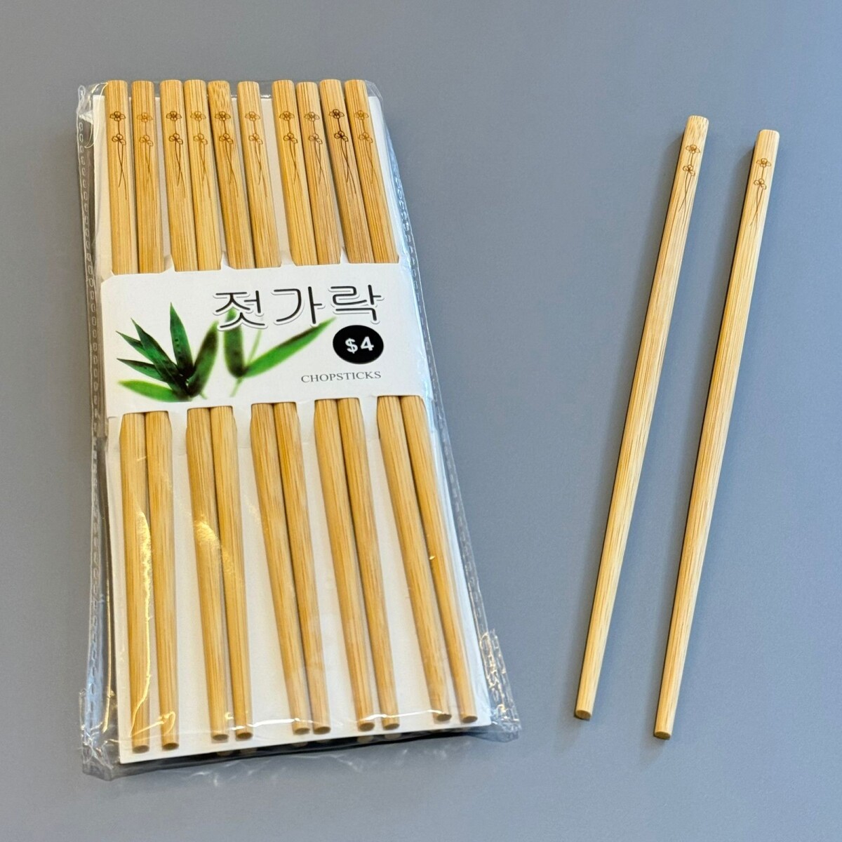 Palitos Sushi Bambú ECO Reutilizables Pack X10 