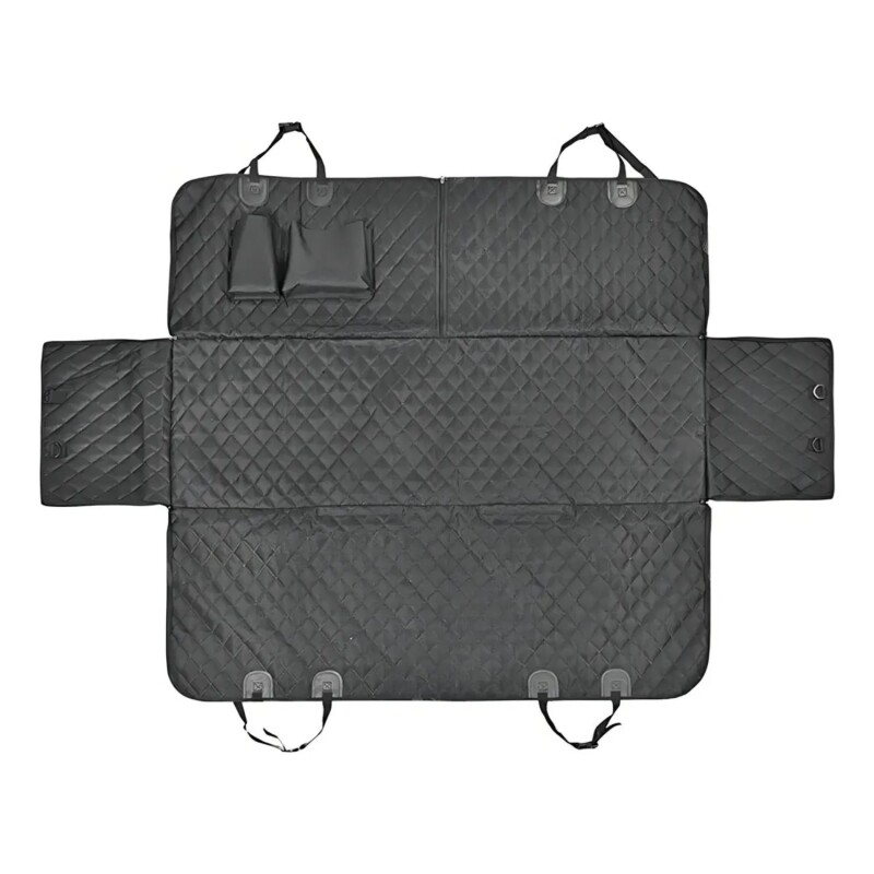 Funda Cubre Asiento De Auto Para Perro Universal en Negro Funda Cubre Asiento De Auto Para Perro Universal en Negro