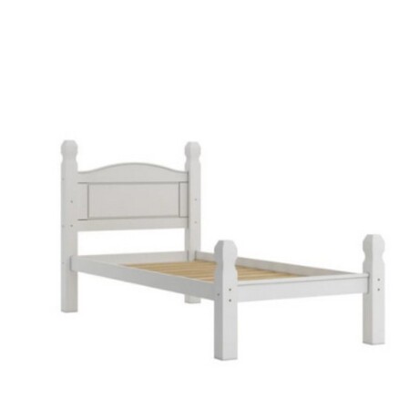 CAMA 1 PLAZA 90X190 BLANCA CAMA 1 PLAZA 90X190 BLANCA