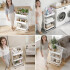 Carrito Organizador Cocina 3 Estantes Carro Con Ruedas Almacenamiento Imback Color Blanco Carrito Organizador Cocina 3 Estantes Carro Con Ruedas Almacenamiento Imback Color Blanco