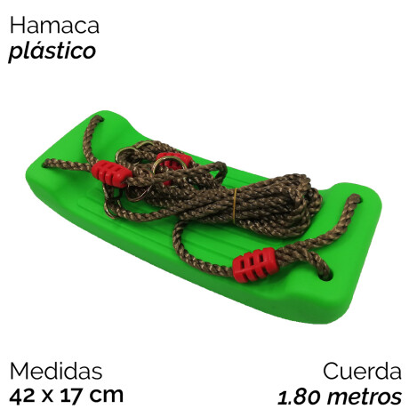 Hamaca Plástico C/cuerdas 2476/3082 Hamaca Plástico C/cuerdas 2476/3082