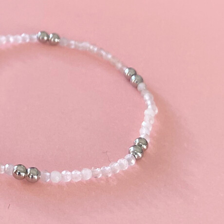Pulsera ETEREA en acero y piedras naturales Pulsera ETEREA en acero y piedras naturales